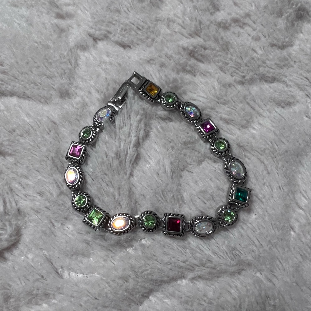 Multi color stone bracelet